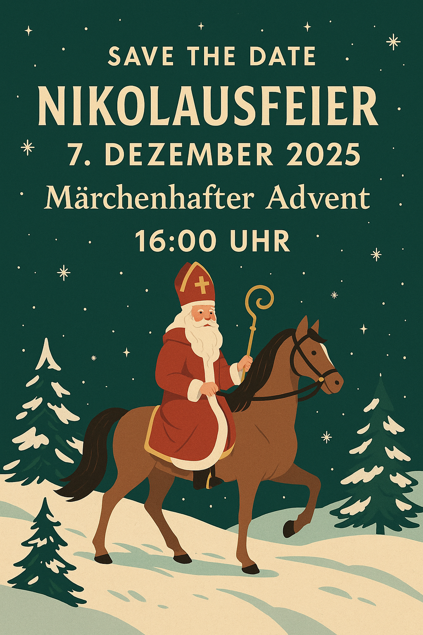 Nikolausfeier 07.12.2025 ab 16:00 Uhr