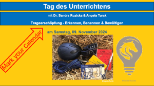 Tag des Unterrichtens im RuFv-Hüls - Trageerschöpfung bei Pferden